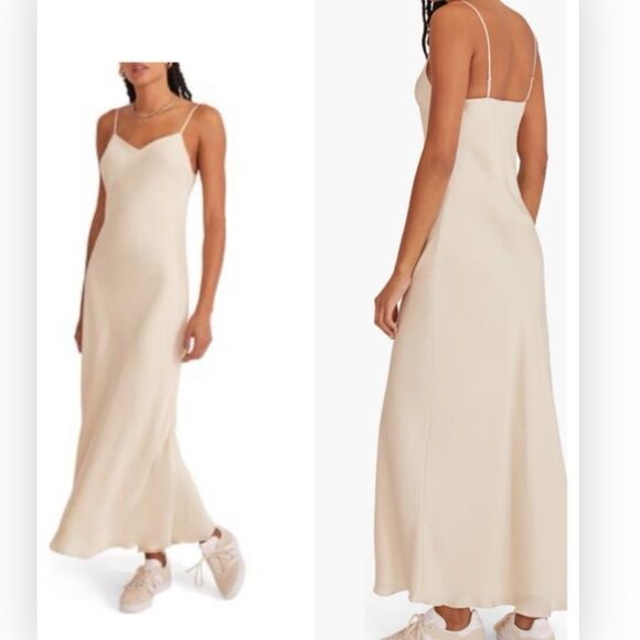 Favorite Daughter The Favorite Slipdress in Champagne Medium NWT $248 - Picture 1 of 7